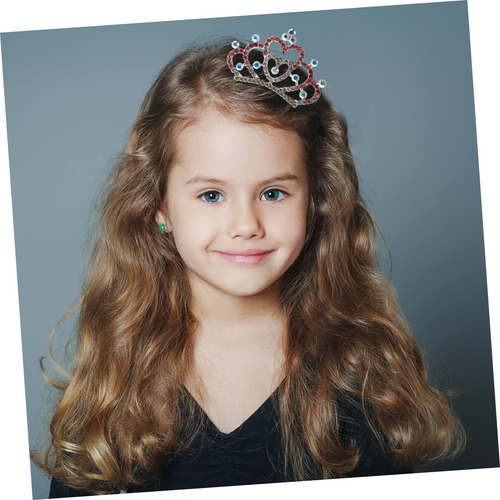 6 Peças De Faixa De Cabeça De Coroa De Princesa Com Strass