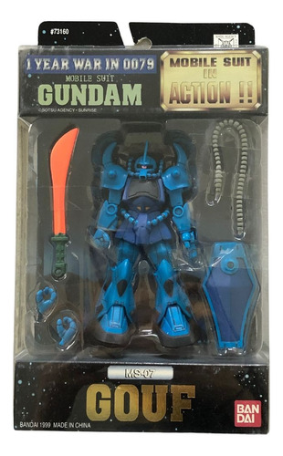 Gundam Ms 07 Gouf Bandai Mobile Suit In Action 1 Year War