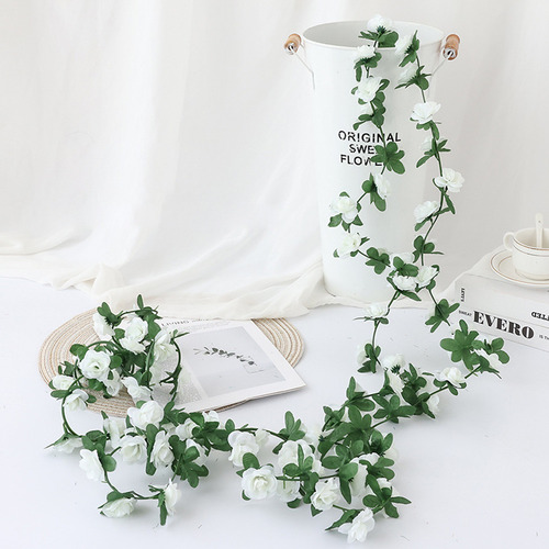 6pcs Camino De Mesa Boho Y Flores Artificial Rosas