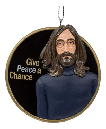 Adorno Navideño John Lennon Dale A La Paz Una Oportuni...