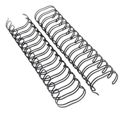 Bobina Wire-o 2x1 Preto 3/4'' Para 140 Fls 8.000 Anéis