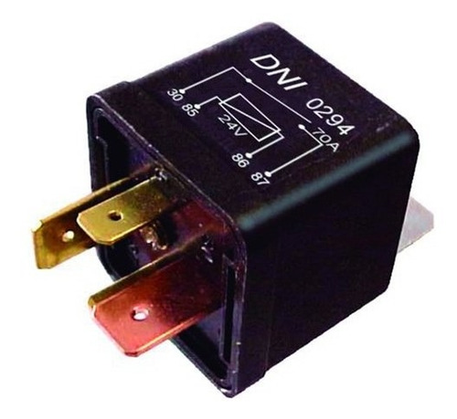 Relê Aux.universal 70a 4t.mb/scania/24v C/suporte - Dni0294