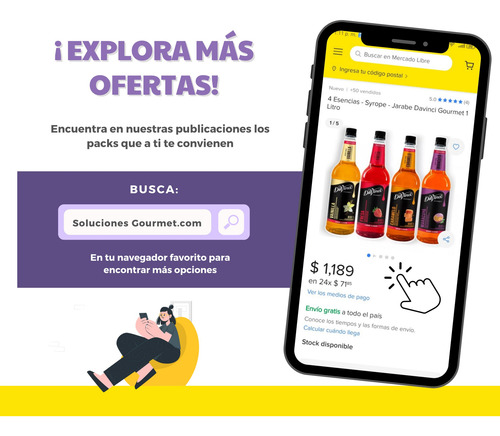 Esencias Davinci Gourmet Sabor Coco