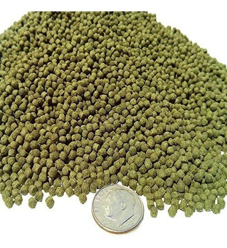 Comida Para Peces - Pellets, 40% Spirulina 1/8  Flotante Koi