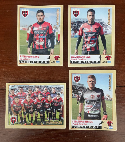 Patronato Album Futbol Argentino 2014 Lote De 4 Figuritas