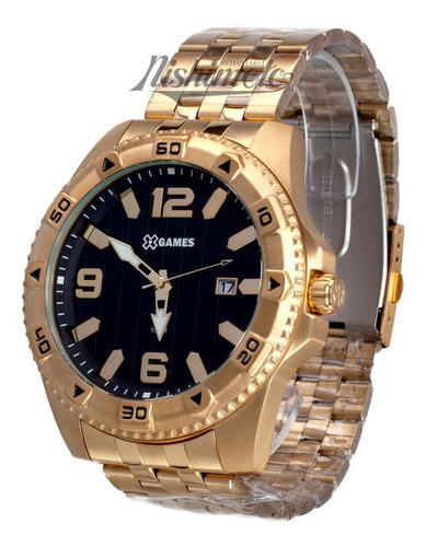 Relógio X-games Masculino Xmgs1025 P2kx Dourado Oferta