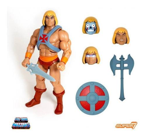He-man Masters Of The Universe Super 7 Ultimate Edition