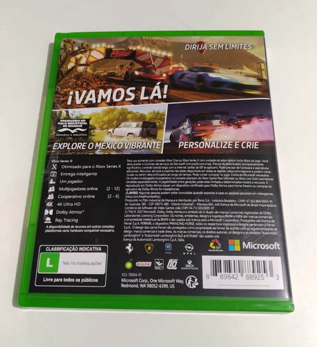 Jogo Forza Horizon 5 Xbox One E Series X