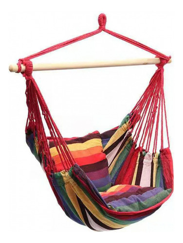 Columpio, Hamaca De Lona, Portátil, Cómoda Y Colorida