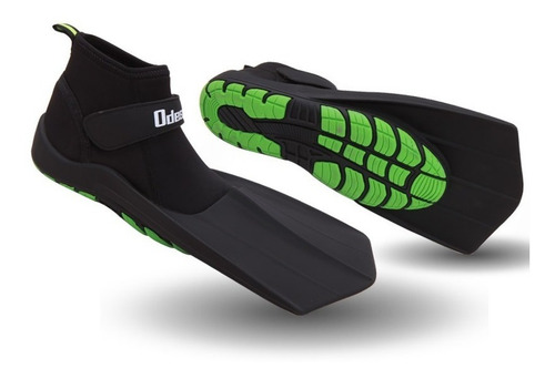 Imagen 2 de 3 de Patas Rana + Botas Neopreno 2en1 Talle 36-38 Calidad P102