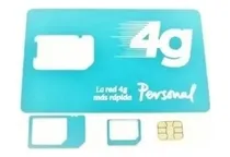 Comprar Chip Sim Personal - Prepago - 3 En 1 - 4g X 10 Unidades