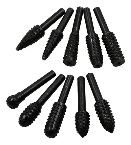 comprar Set 10 Fresas Rotativas Para Metal, Taladro Y Dremel, Lima