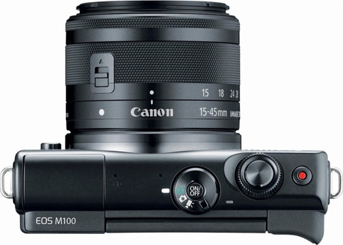 Imagen 3 de 6 de Camara Canon Eos M100 Kit 15-45mm Ef Is Stm Hasta 18 Cuotas