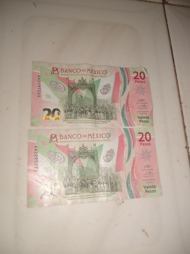 Billetes De 20 Pesos 