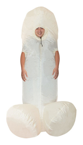 Mono Inflable Con Pene Navideño Para Disfraces, Pene