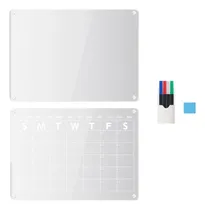 Comprar = 2 Pizarras Magnéticas Acrílicas De Borrado, Calendario,