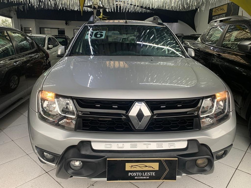 Imagem 3 de 12 de Renault/duster Dynamic 1.6 4x2 2015/2016 Cor Prata