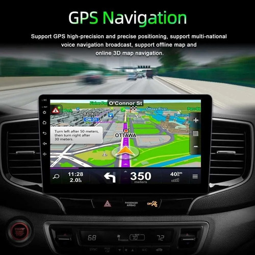 Radio Auto 2 Din Sistema Android 10 Gps Wifi 8'' Pulgadas