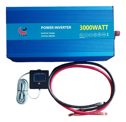 Inversor Onda Pura 3000w 12v Con Pantalla 