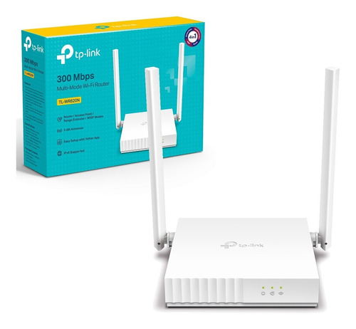 Router Wifi Tp-link Wr820n V2 300 Mbps 2 Antenas Mimo