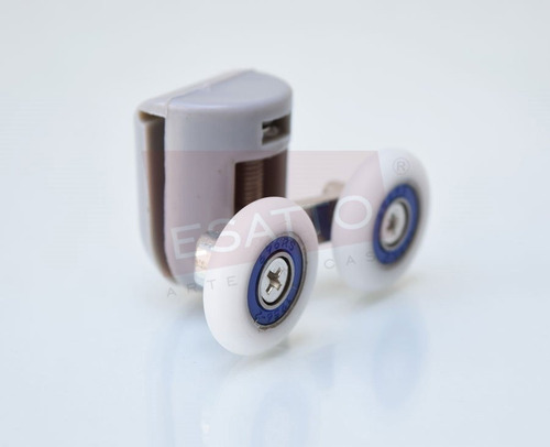 Imagen 2 de 5 de Esatto® Set Carretillas Rodamientos Cancel Baño 2 Pta He-001