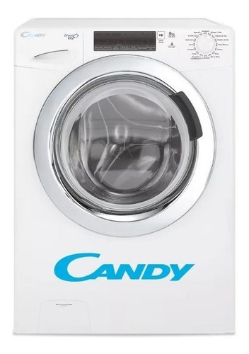 Lavarropas Candy Gvs128tc3 8kg 1200rpm Smart Nfc Frontal