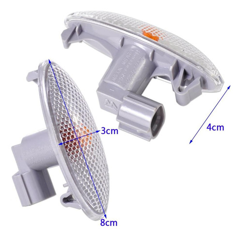 Beler Amber Fender Side Marker Side Signal Light Light Para