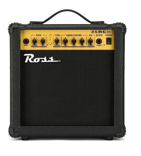 Amplificador Guitarra Ross G-25r - 25w 8'' Distorsión Reverb