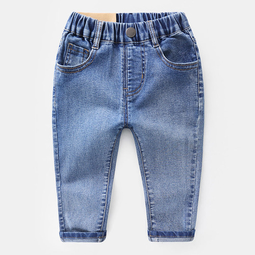 Pantalones Largos De Algodón Elástico Baligrod Para Niños