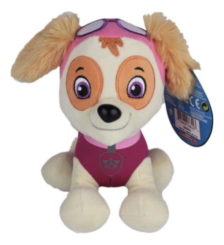 Pelúcia Patrulha Canina Skye 20 Cm Ryder Chase Paw Patrol