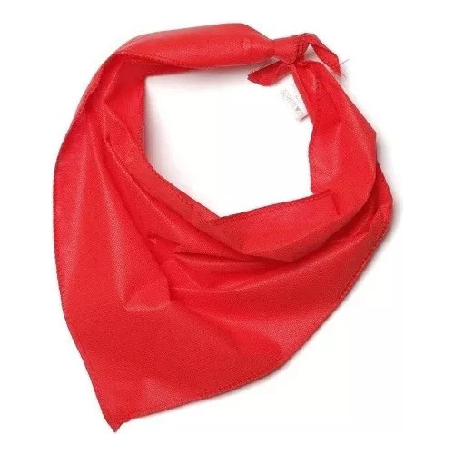 Lenço Caipira Para Pescoço Vermelho / 3 Unidades