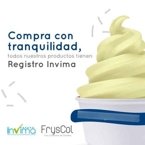 Mezcla Helado Suave Y Yogurt Frozen Fryscol