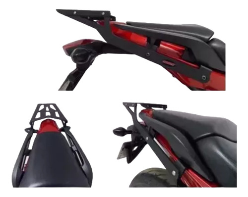 Bagageiro E Suporte Nc750x + Baú Lateral E22 Givi 2013/2021