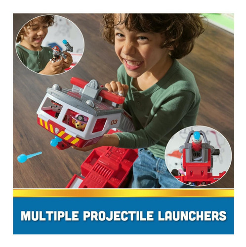 Paw Patrol Camión De Bomberos Ultimate Rescue Con Escalera