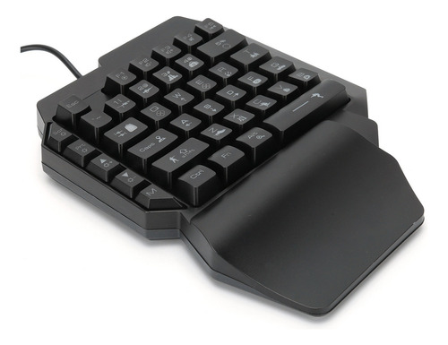 Teclado De Juego Con Una Sola Mano Usb Cableado Para Juegos,