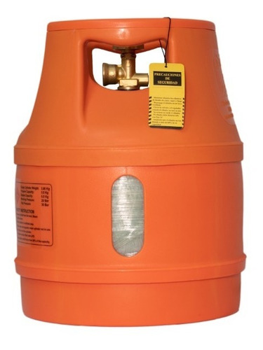 Tanque Para Gas Lp 5 Kgs Portatil De Plastico (naranja)