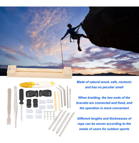 Juego De Herramientas Para Tejer Pulseras Paracord, Kit De P