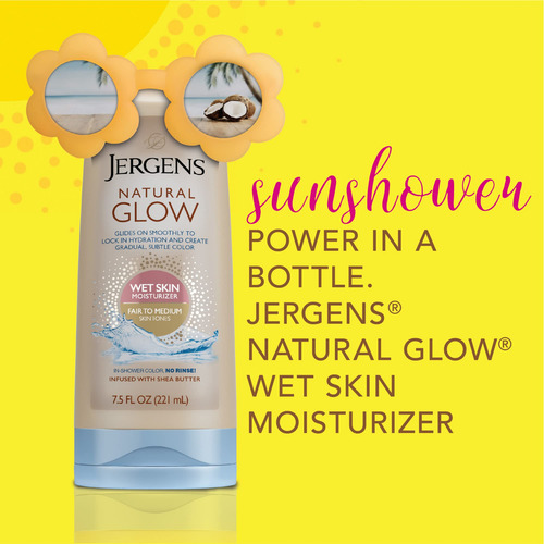Loción Corporal Autobronceadora Jergens Natural Glow Wet Ski