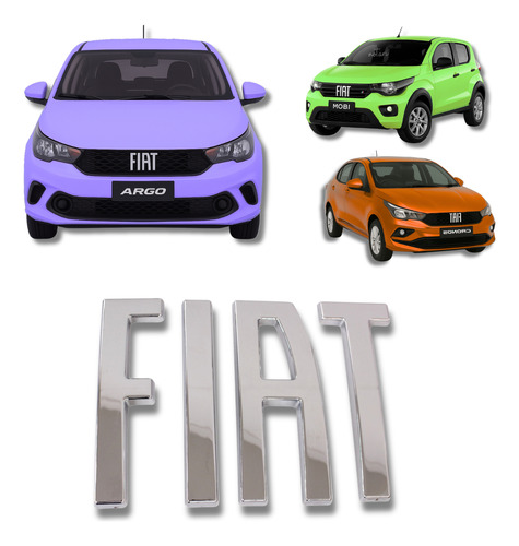 Emblema Grade Fiat Mobi 2021 2022 2023 2024