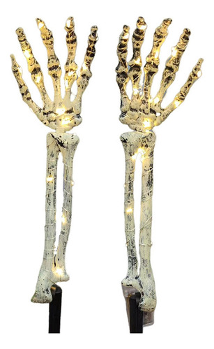 2x Luces De Estacas De Brazo De Esqueleto, Accesorios De
