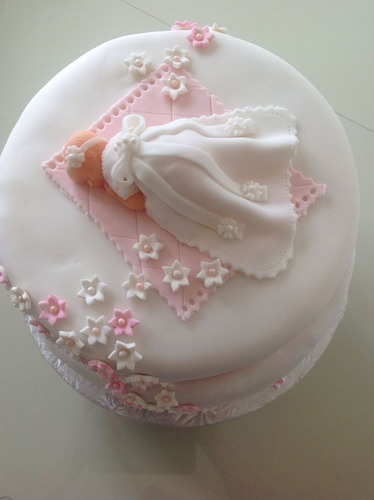 Adorno De Torta Baby Shower , Nacimiento O Bautizo