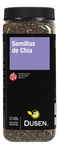 Semillas De Chia Dusen Premium Kosher X 350g Sin Tacc