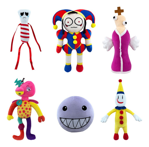 The Amazing Digital Circus Peluche Animado De Payaso 6pcs