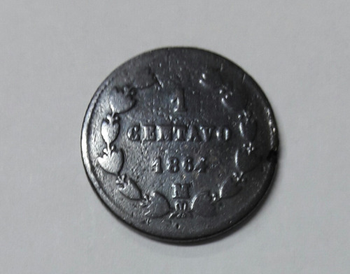 Moneda Colección, 2o. Imperio Mexicano. 1 Centavo 1864.m. (Usado)