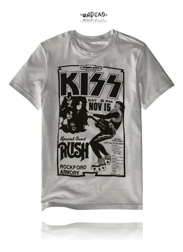 Remera Kiss Special Guest Rush Flyer