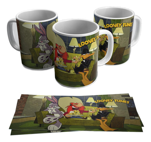 Taza Mágica 11 Oz / Looney Toons , Bugs Bunny , M01 (1 Pz)