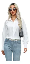 Comprar Camisa De Moda Para Mujer De Manga Larga Y Manga Farol