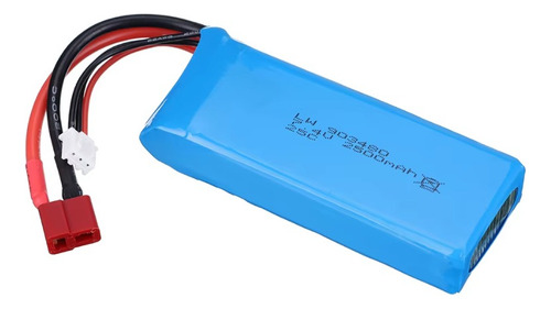 Batería 903480 7,4v 2500mah, 2s Conector T Automodelismo Rc
