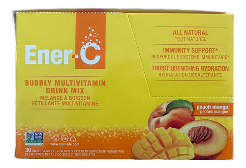 Ener C Multivitamin Drink Mix Peach Mango 30pack