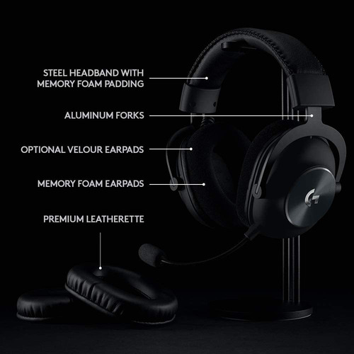 Imagen 6 de 10 de Auriculares Logitech G Pro X, Inalámbrico, Para Juegos
